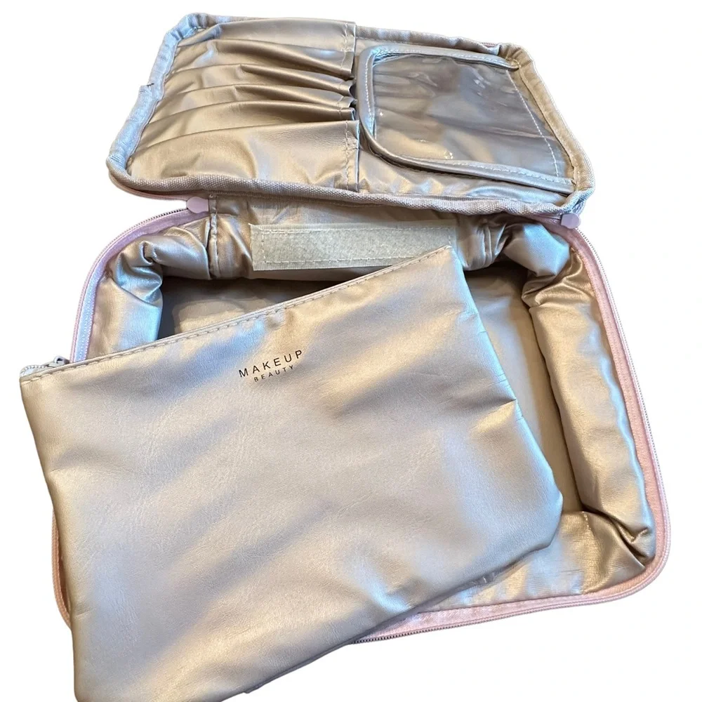 Light Pink Soft Makeup Case